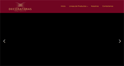 Desktop Screenshot of decorafibras.com